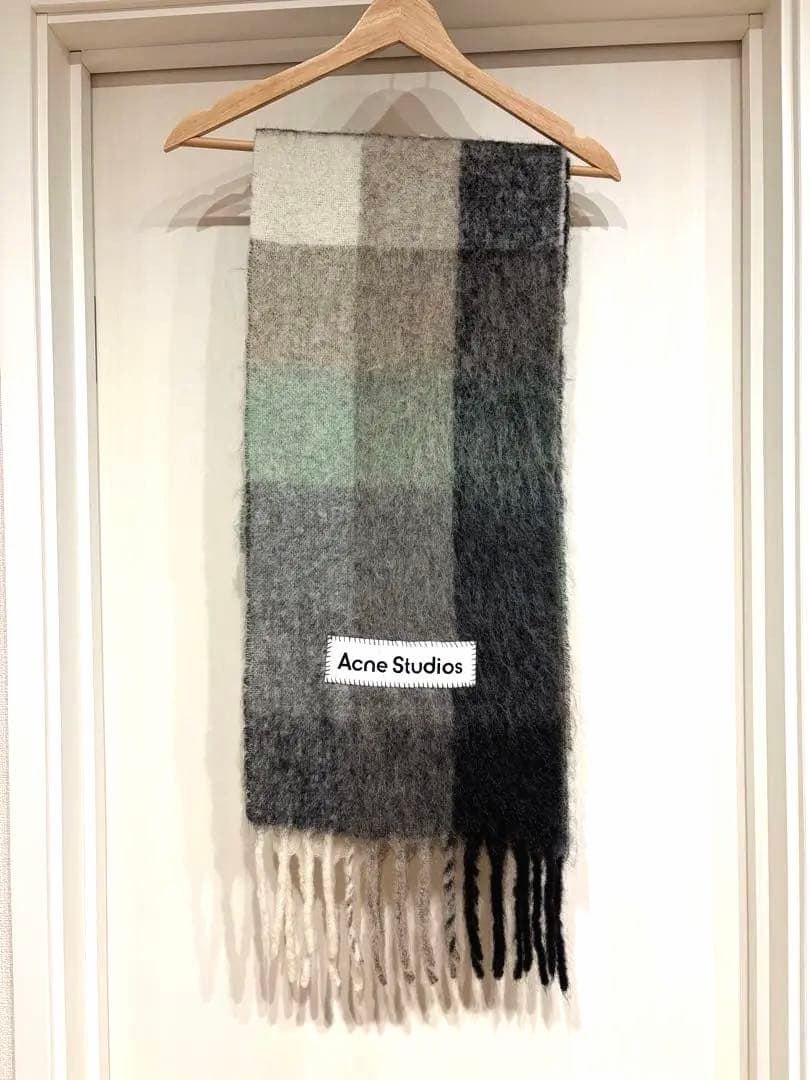 Acne Studios アクネ ストゥディオズ モヘアチェックスカーフ