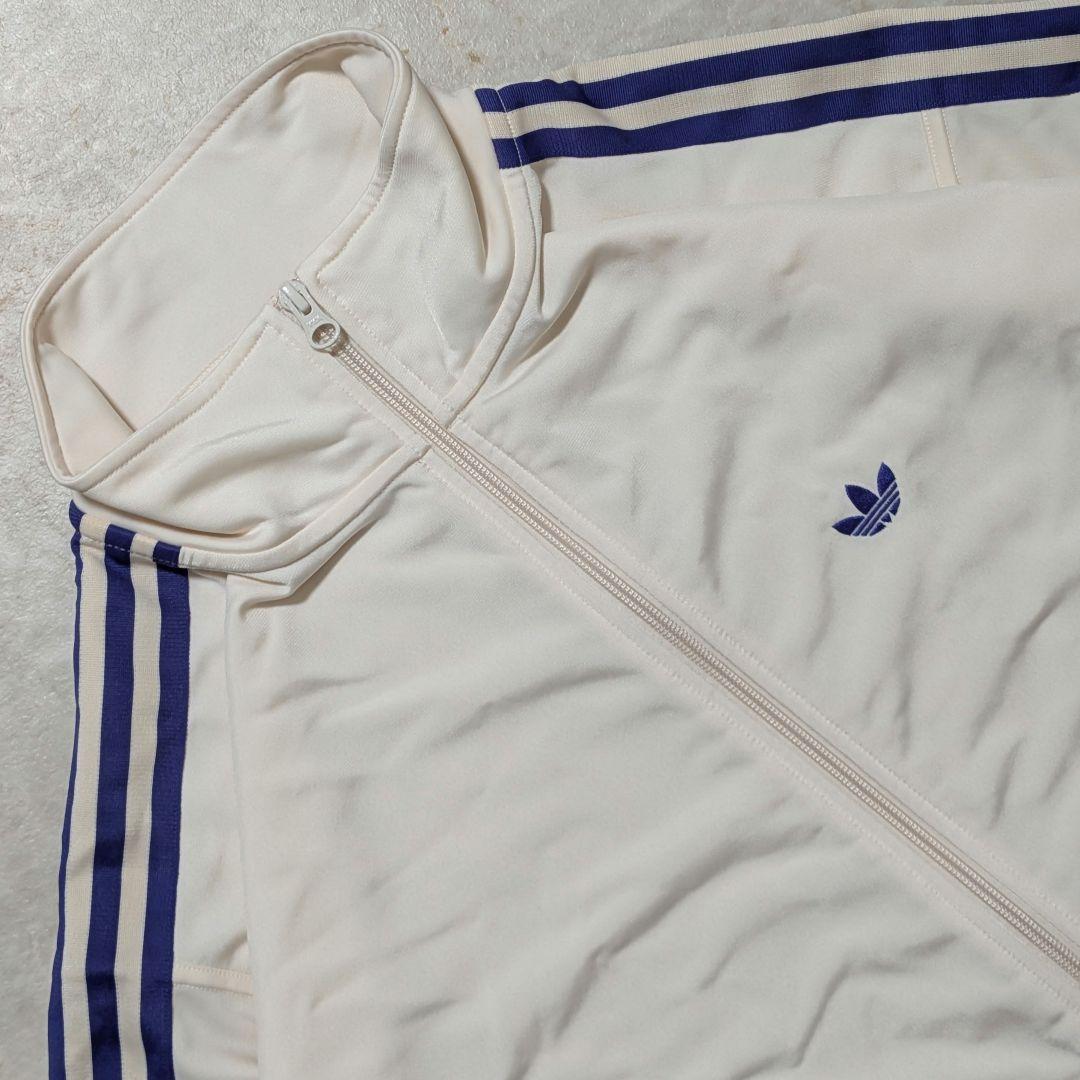 超希少⭐完売品アディダス ベッケンバウアートラックジャケット ホワイト紫 L相当