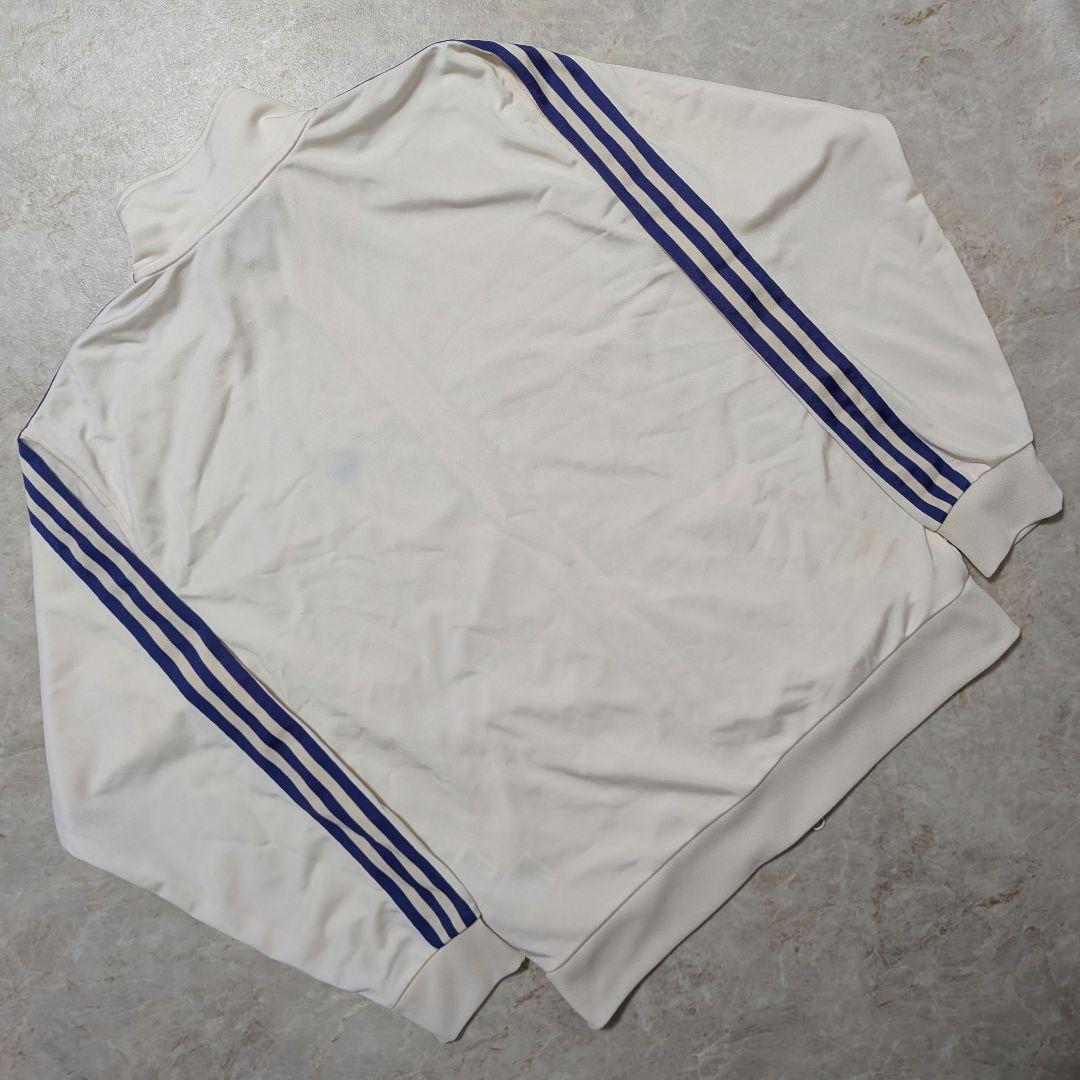 超希少⭐完売品アディダス ベッケンバウアートラックジャケット ホワイト紫 L相当