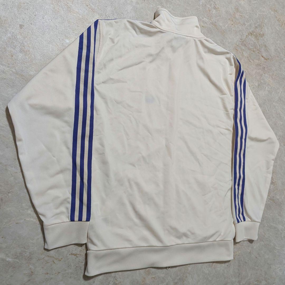 超希少⭐完売品アディダス ベッケンバウアートラックジャケット ホワイト紫 L相当