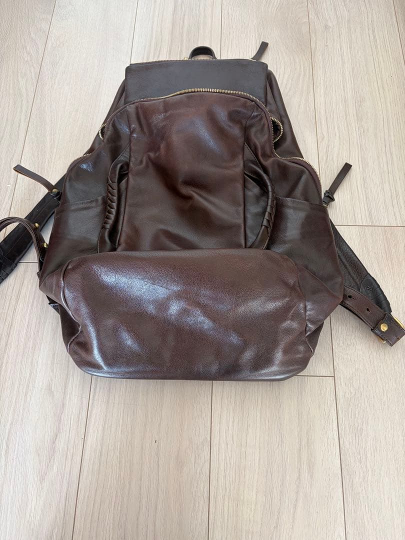 コーネリアンタウラス タートルリュック　ダークブラウン　定価12万