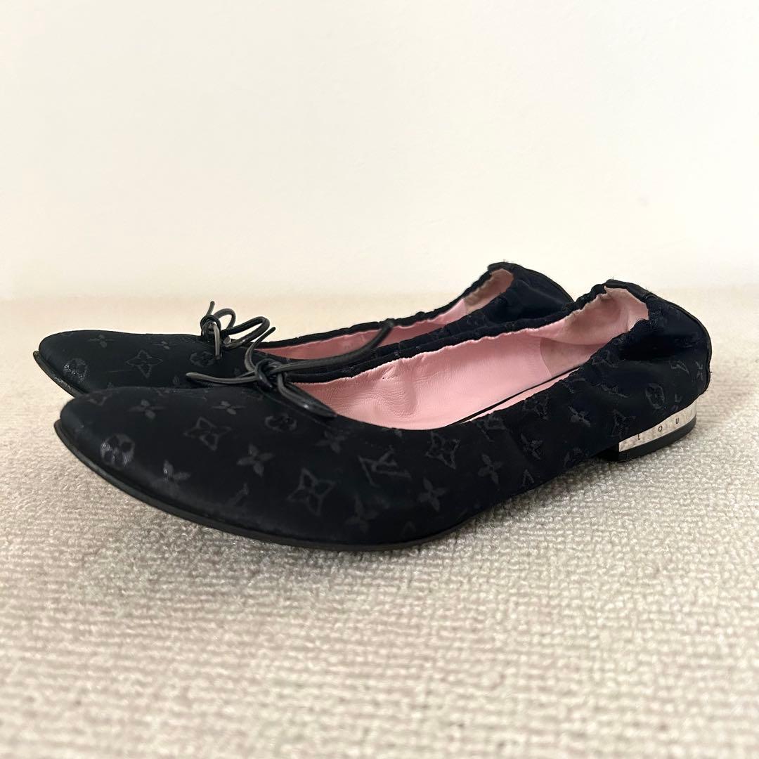 ルイヴィトン フラットシューズ モノグラム 23.5cm 36.5
