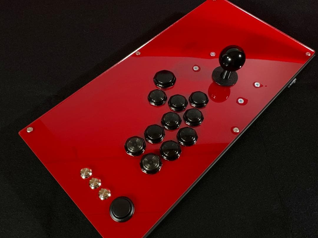 金属フレーム レバーアーケードコントローラー 右手24mm仕様