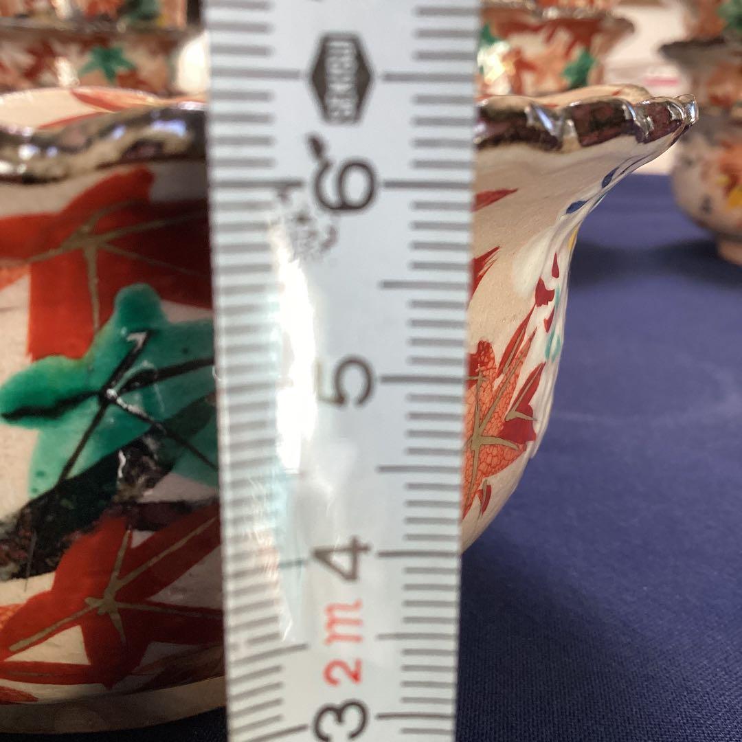 京焼乾山写雲錦向付10客　　新品未使用