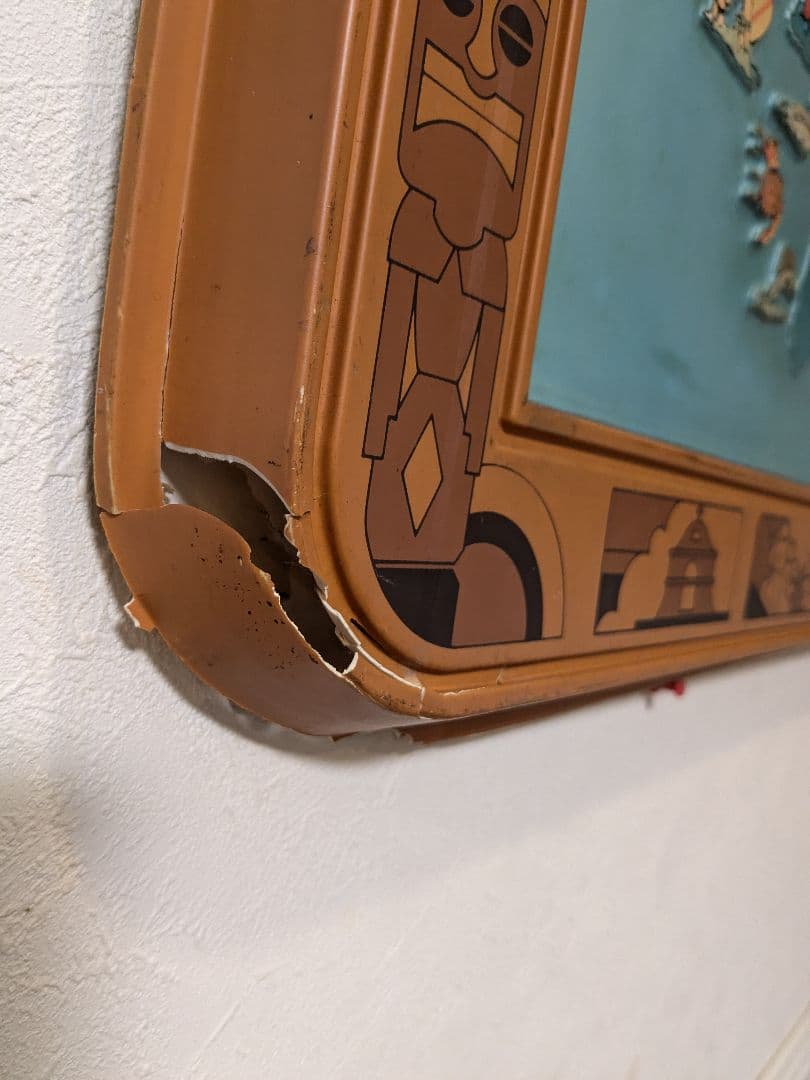 ビンテージ ユナイテッドエアライン アメリカ マップ