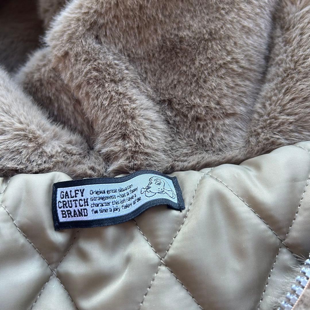 美品　ガルフィー　大セレブコート　ベージュ　サイズフリー