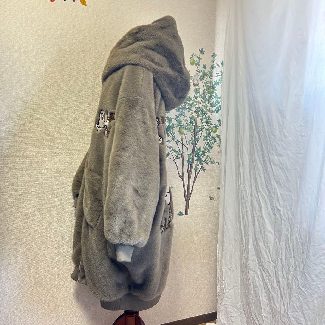 美品　ガルフィー　大セレブコート　ベージュ　サイズフリー