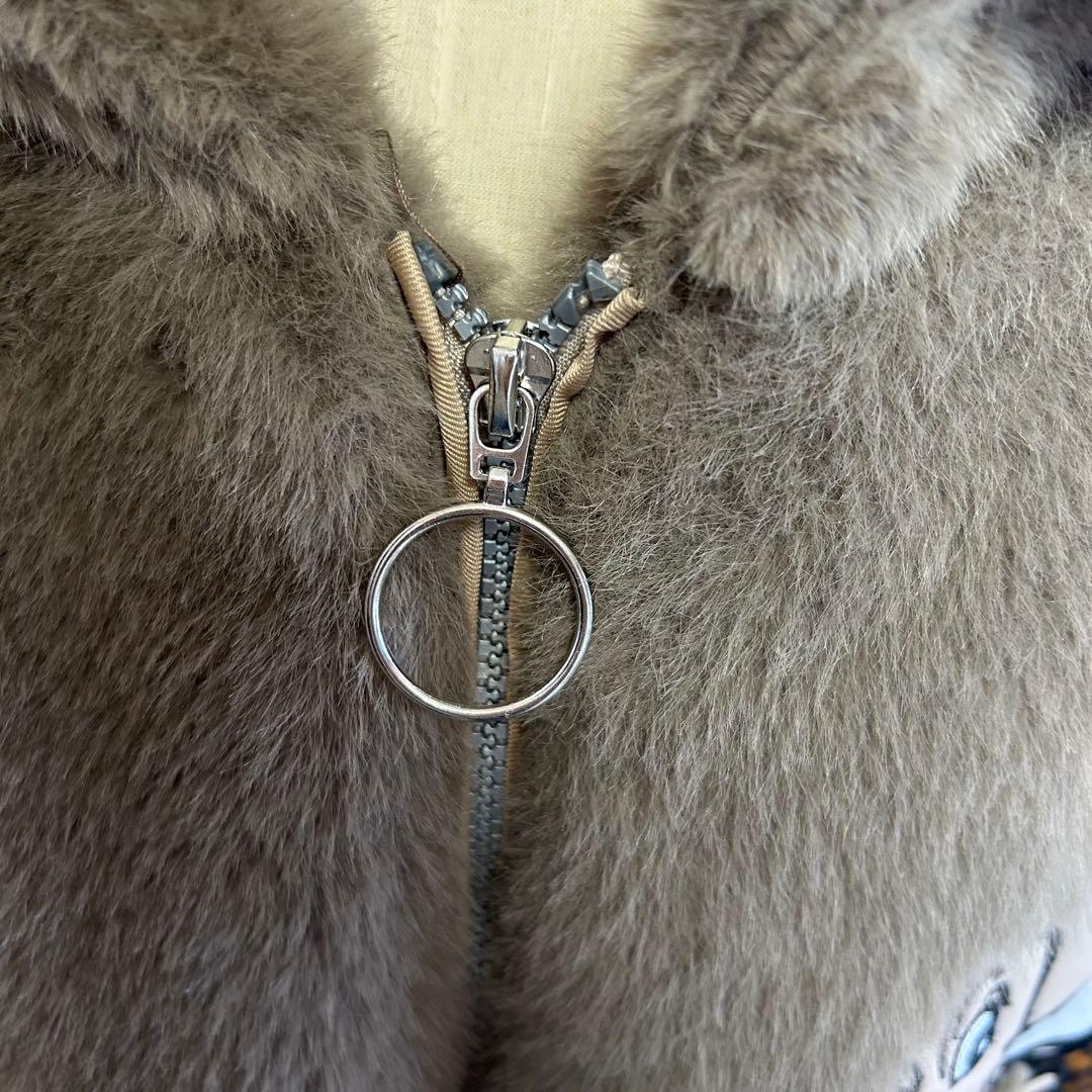 美品　ガルフィー　大セレブコート　ベージュ　サイズフリー