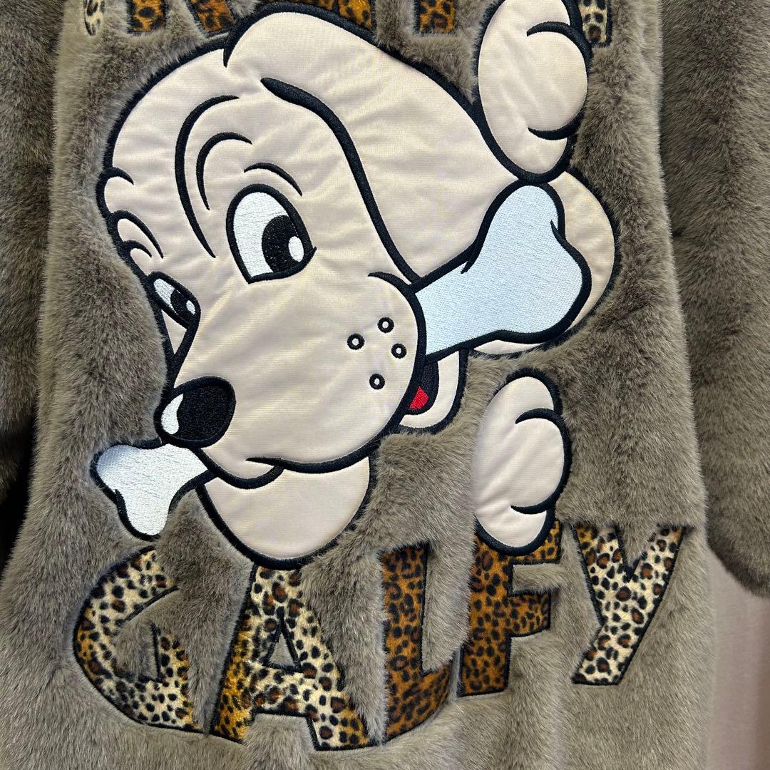 美品　ガルフィー　大セレブコート　ベージュ　サイズフリー