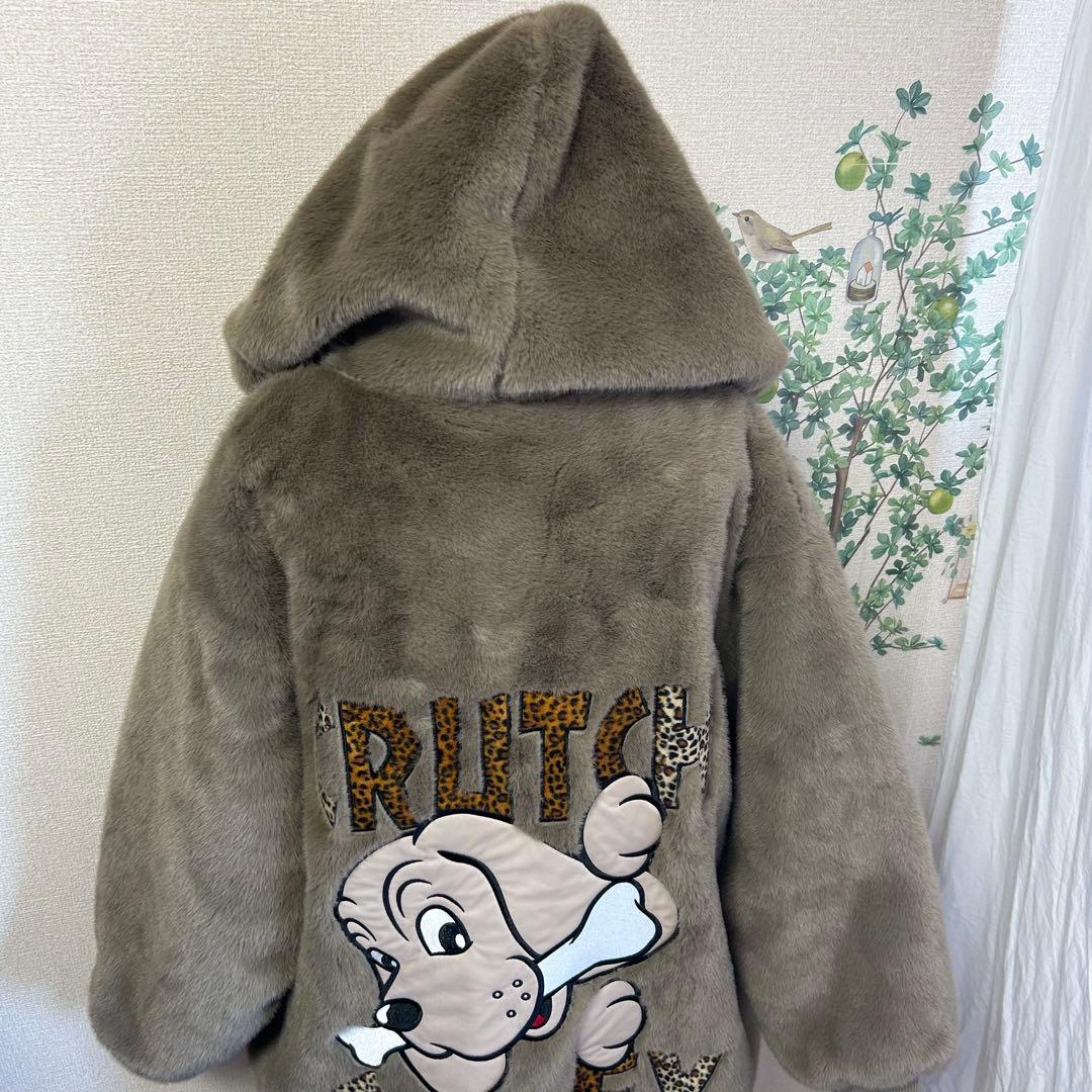 美品　ガルフィー　大セレブコート　ベージュ　サイズフリー