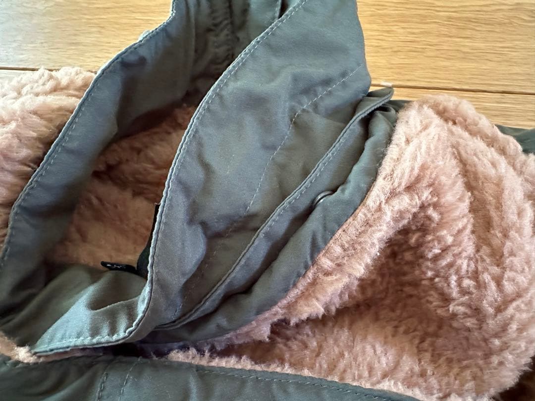 美品！ノースフェイス　コンパクトノマドジャケット140 カーキ