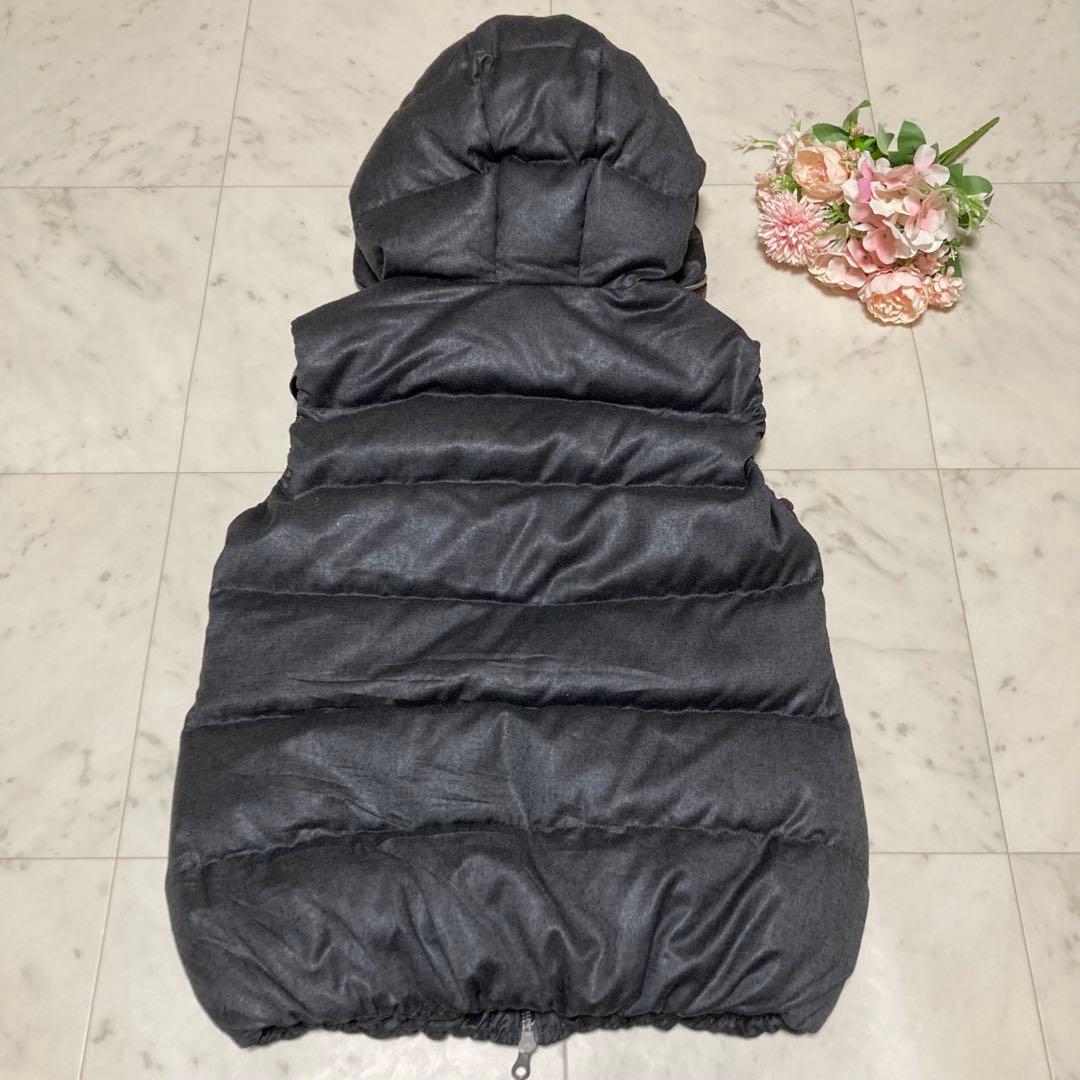 美品　デュベティカ　42　ダウンベスト　FEBEDUE　カシミヤ　ウール