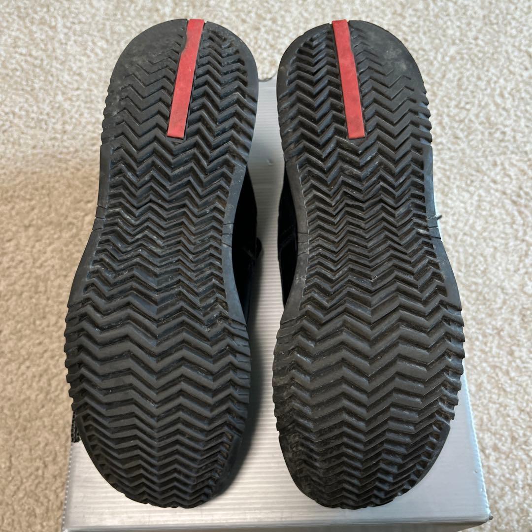 PRADA プラダ メンズ スニーカーブーツ 黒 レザー