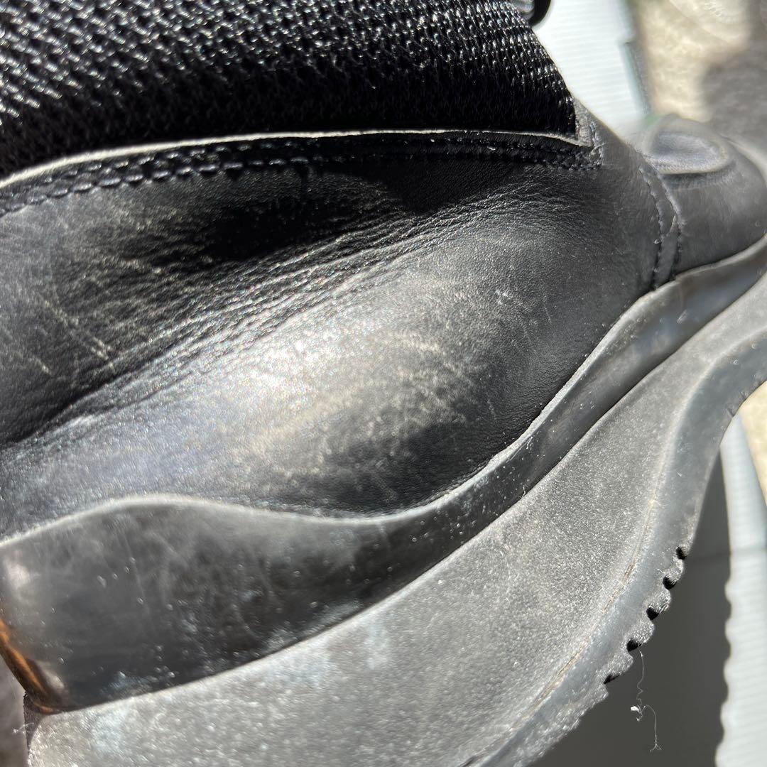 PRADA プラダ メンズ スニーカーブーツ 黒 レザー