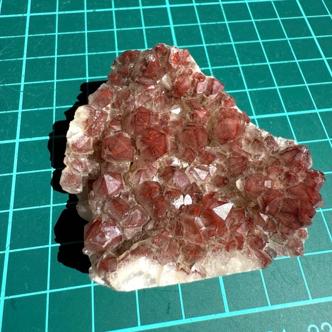 希少❣️ ザンビア産　高品質　幻影水晶　レッドファントム　クラスター　赤富士②