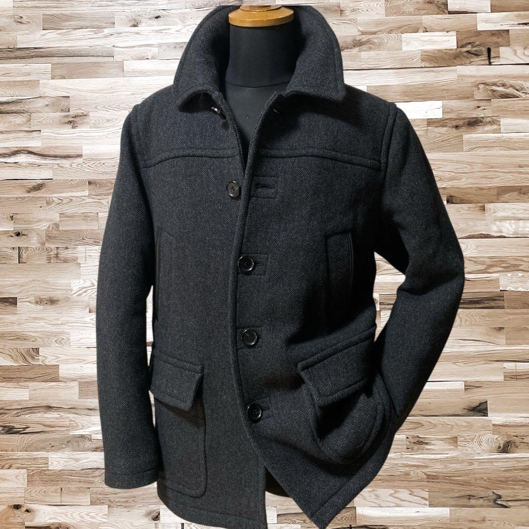 超美品 COACH コーチ ウール コート ビジネスコート