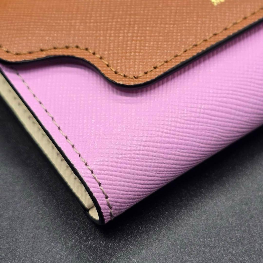 【新品】MARNI マルニ キーケース 6連 バイカラー レザー ブラウン PK