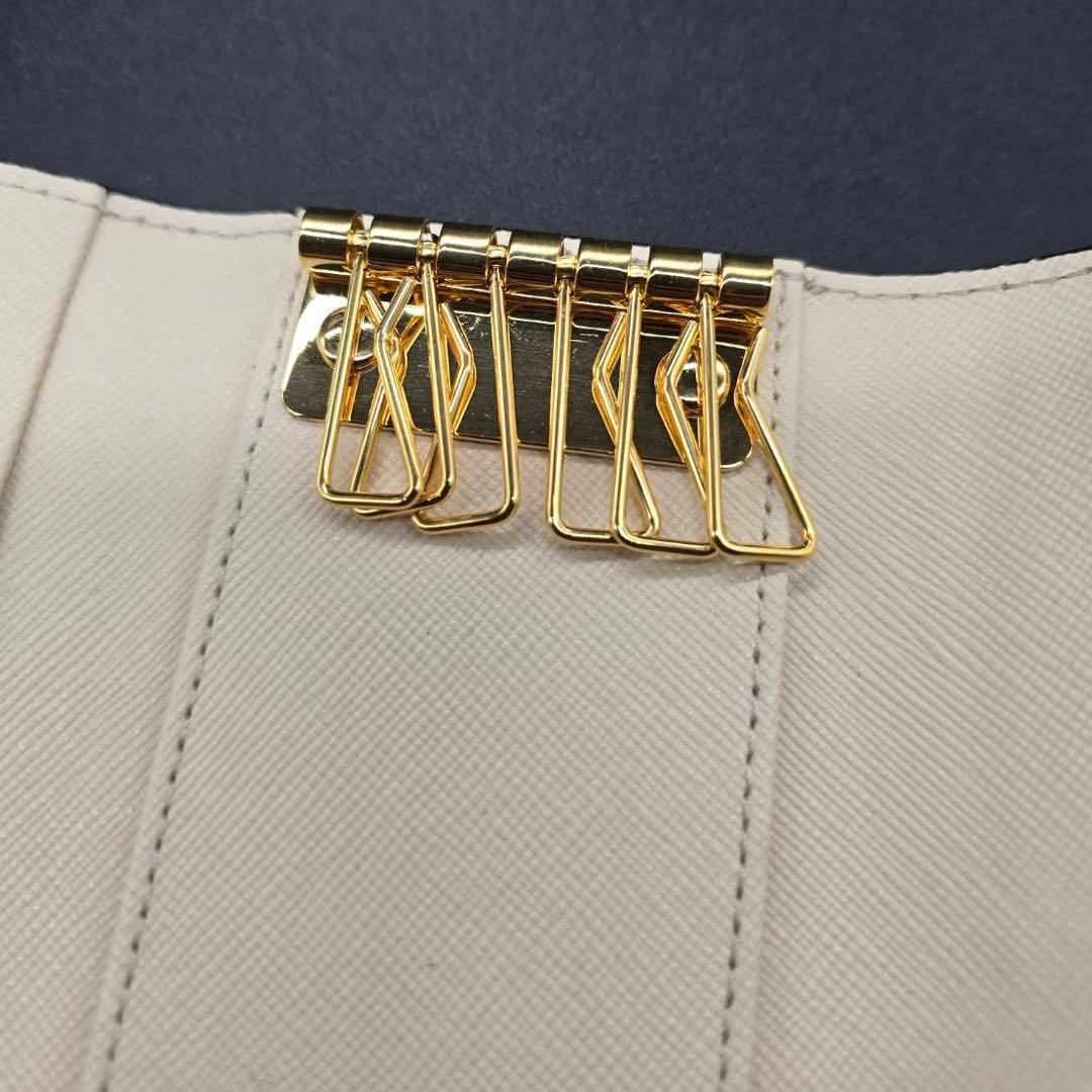 【新品】MARNI マルニ キーケース 6連 バイカラー レザー ブラウン PK