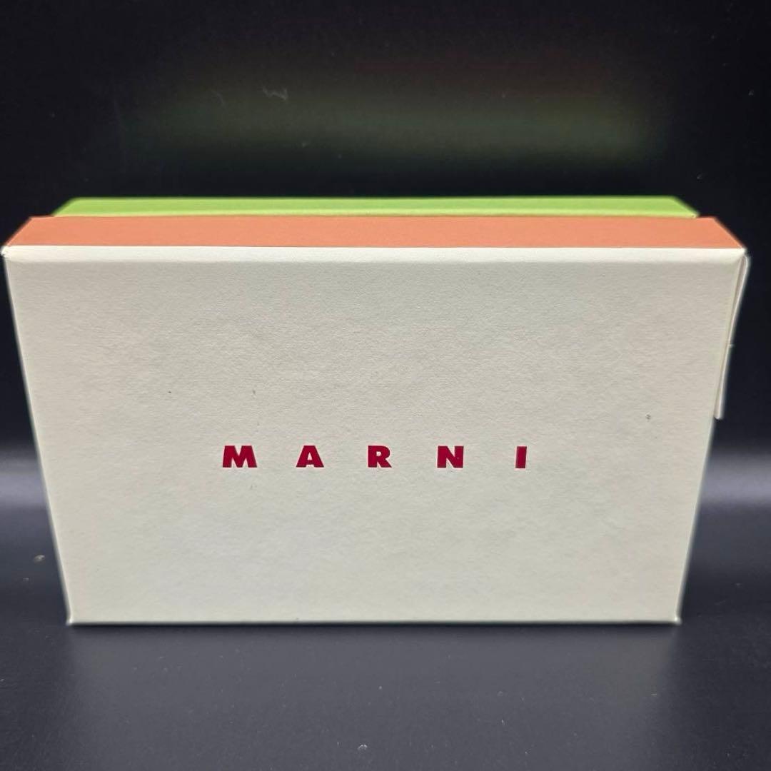 【新品】MARNI マルニ キーケース 6連 バイカラー レザー ブラウン PK