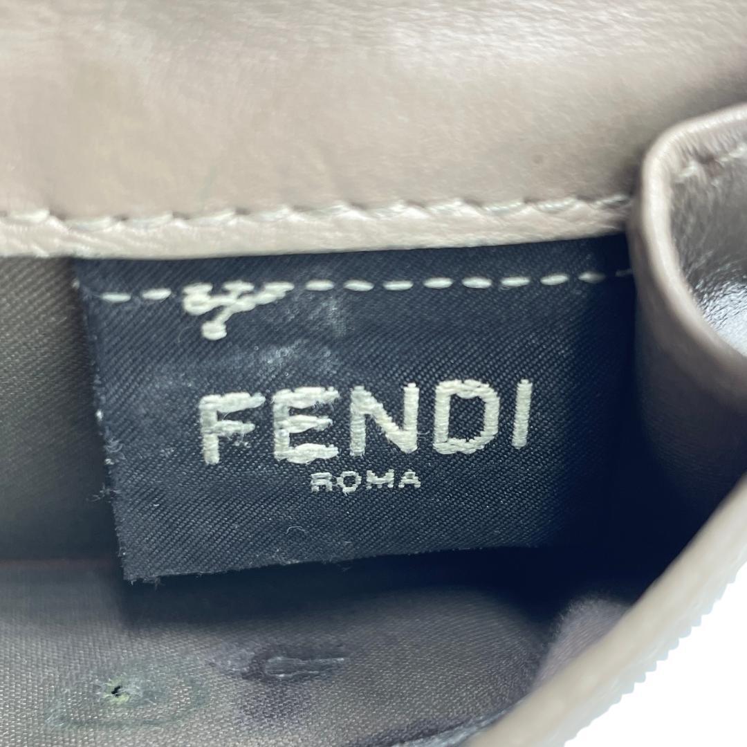 FENDI フェンディ　ズッカロゴ　スモールウォレット　三つ折り財布　付属品完備