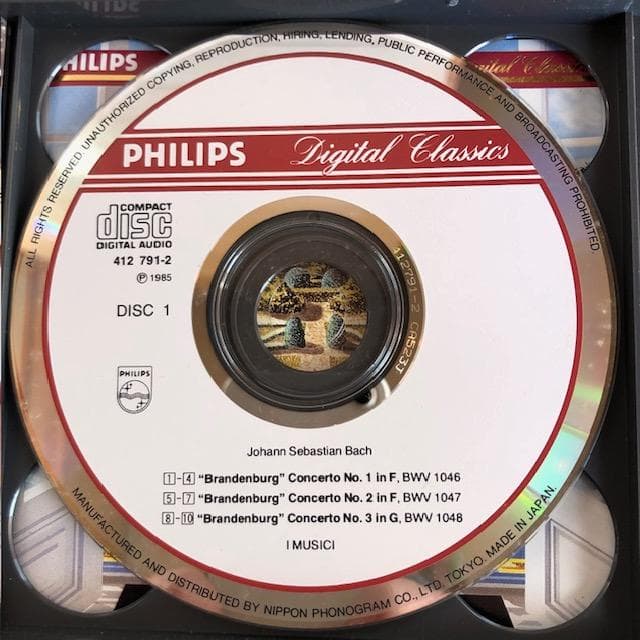 バッハ ブランデンブルク協奏曲 2CD イ・ムジチ盤 いna5036y79