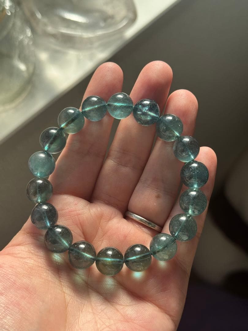 グリーンアクアマリン　ブレスレット