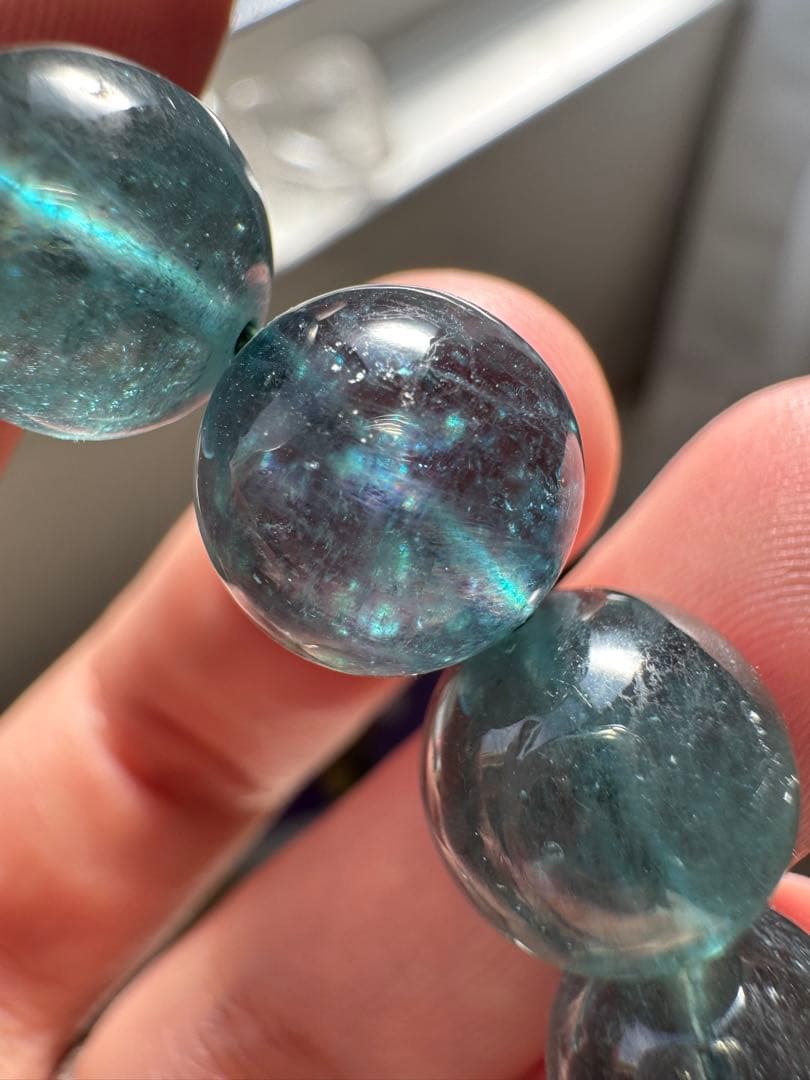 グリーンアクアマリン　ブレスレット