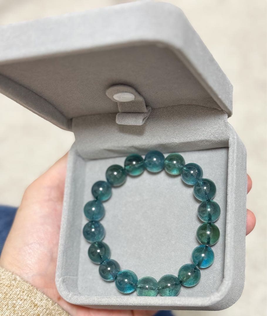 グリーンアクアマリン　ブレスレット