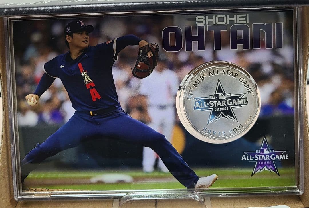 大谷翔平　郵便局　MLBオールスターゲーム2021初出場　シルバーカード