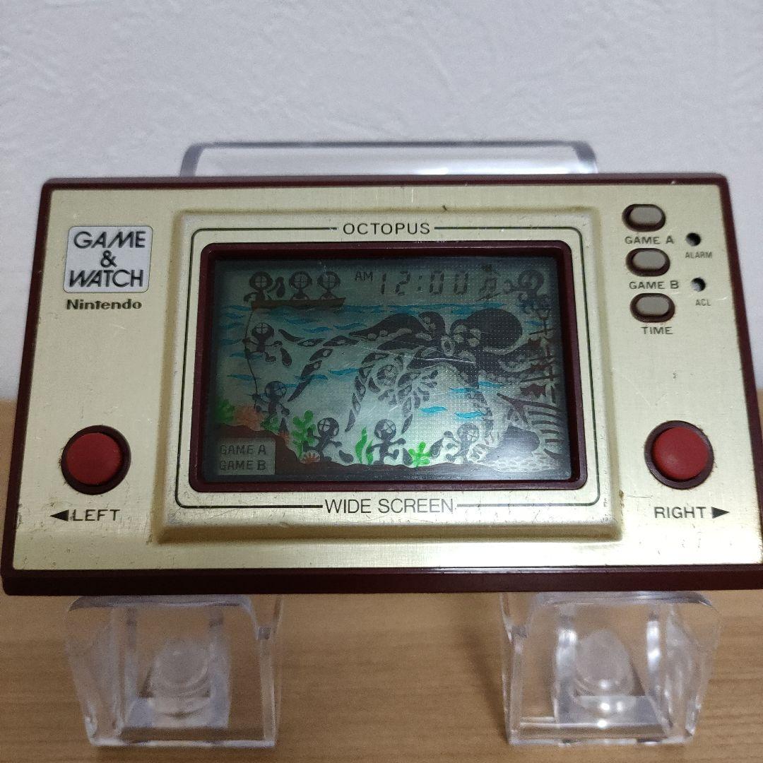 ゲーム＆ウォッチ　オクトパスニンテンドー任天堂Nintendo　メンテナンス済み