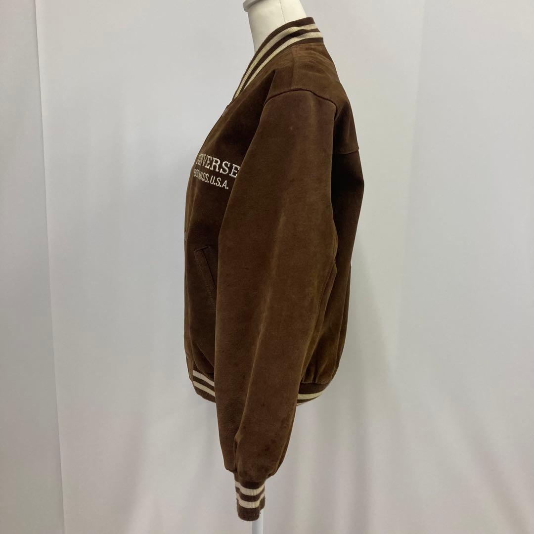 CONVERSE スタジャン レザー 中綿 ALL STAR ブラウン L