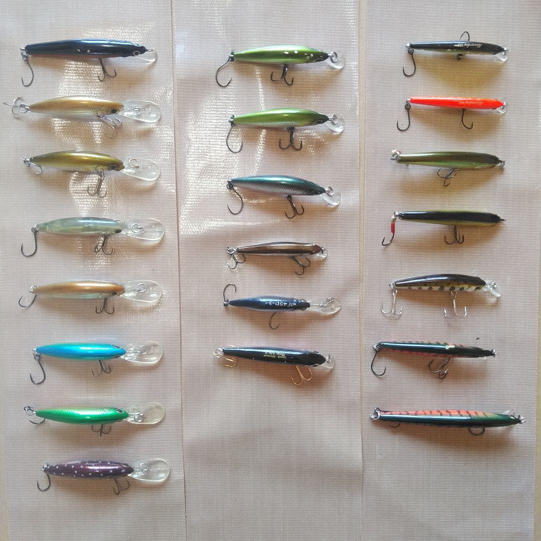 トラウトミノー 21個 (使用品・中古品)