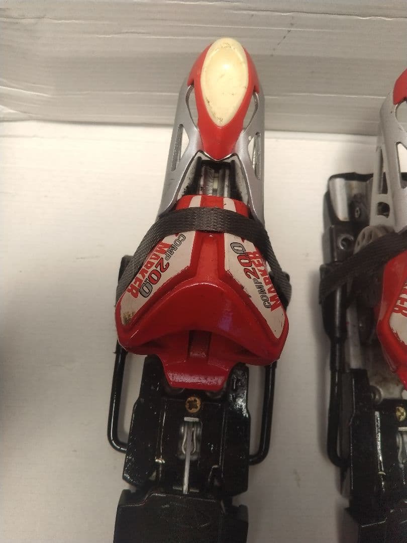 marker ビンディング comp20モデル 赤/黒/銀　2mmプレート付