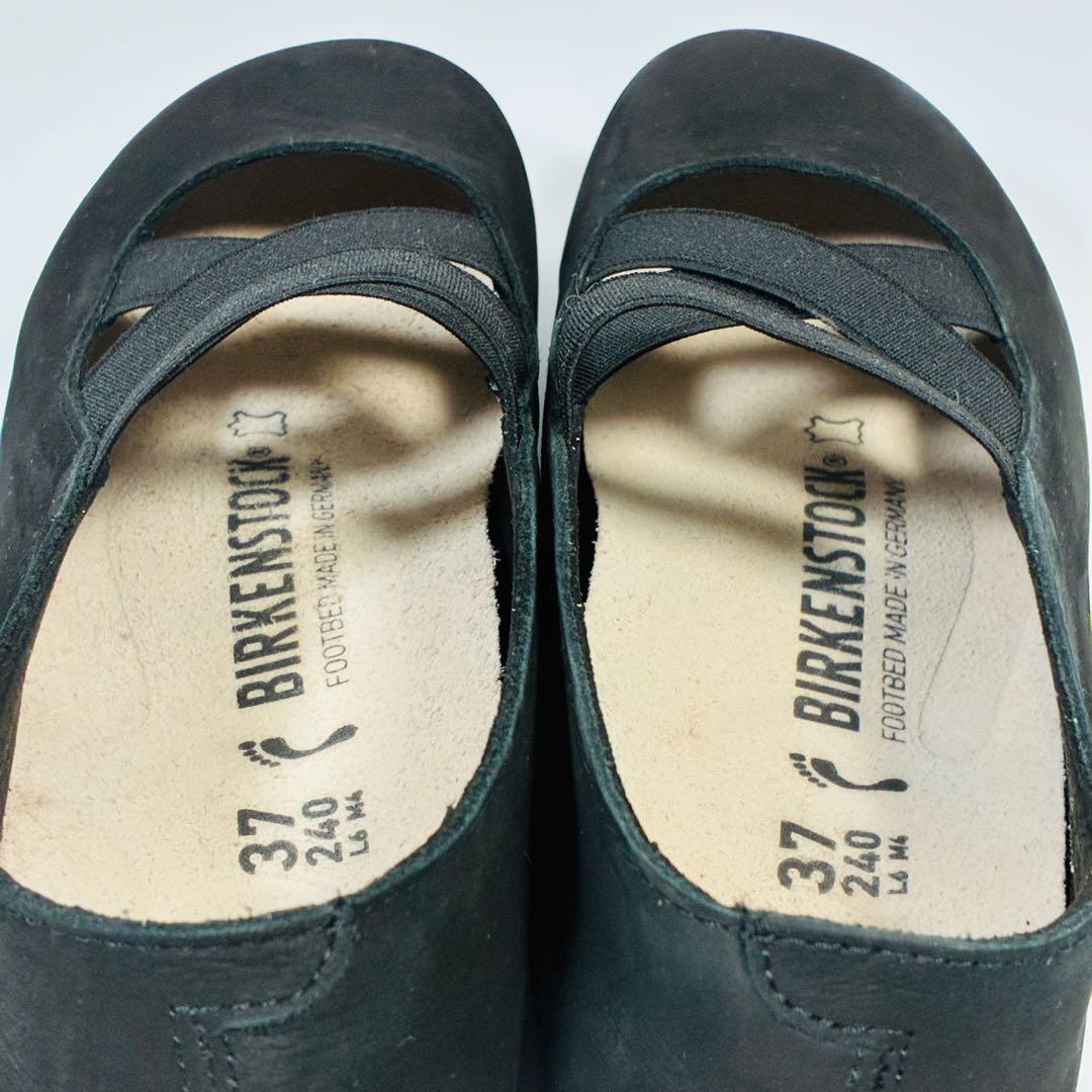 【超美品】ビルケンシュトック　サンタアナ　バレエシューズ　黒　37