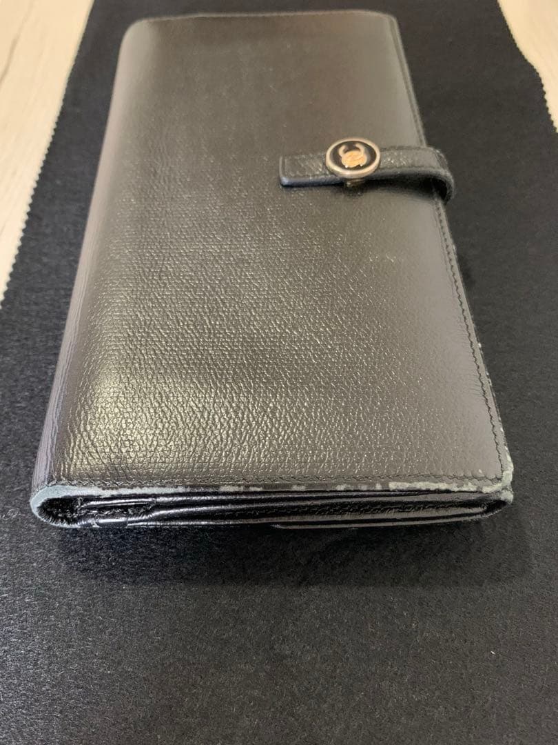 で*ん様 CHANEL ココボタン 長財布