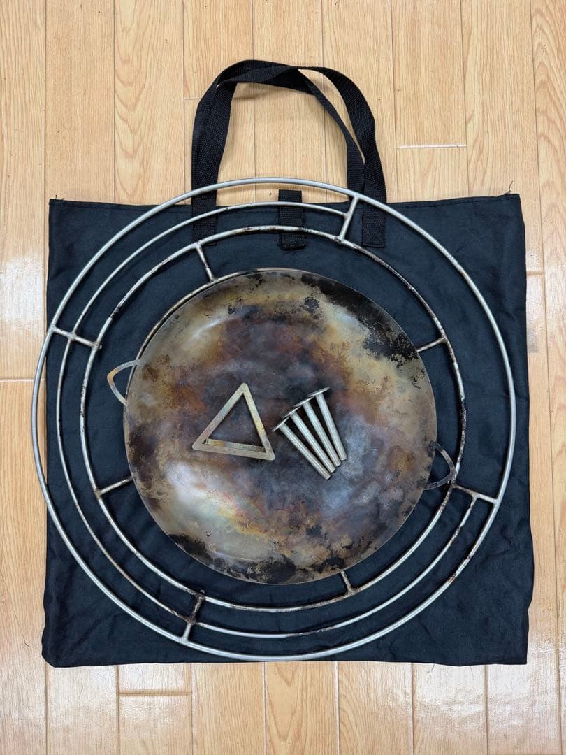 槙塚鉄工所 / タキビズム リアル ファイヤースタンド ジカビ Lサイズ