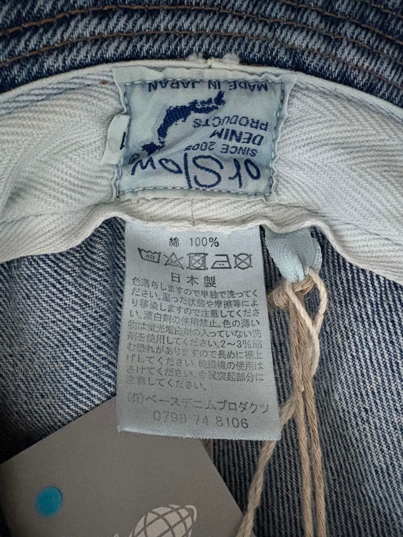 新品タグ付★orSlow★オアスロー★デニムバケットハット★