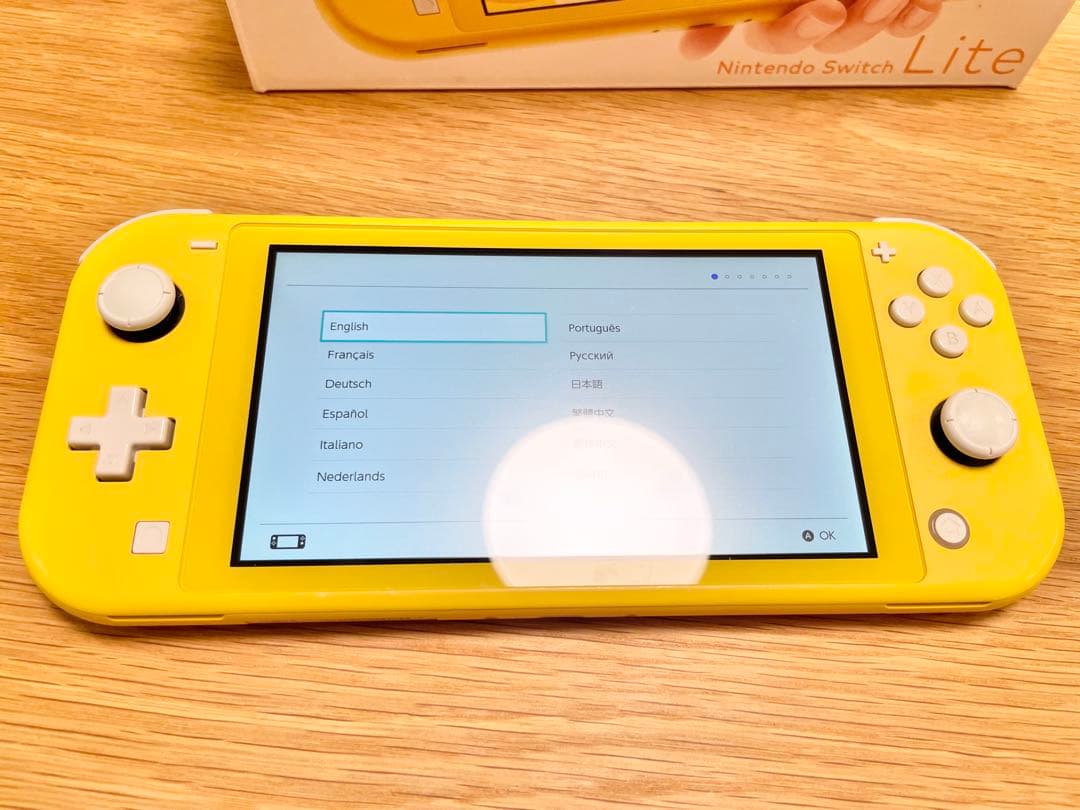 Nintendo Switch Lite イエロー 本体　箱　セット