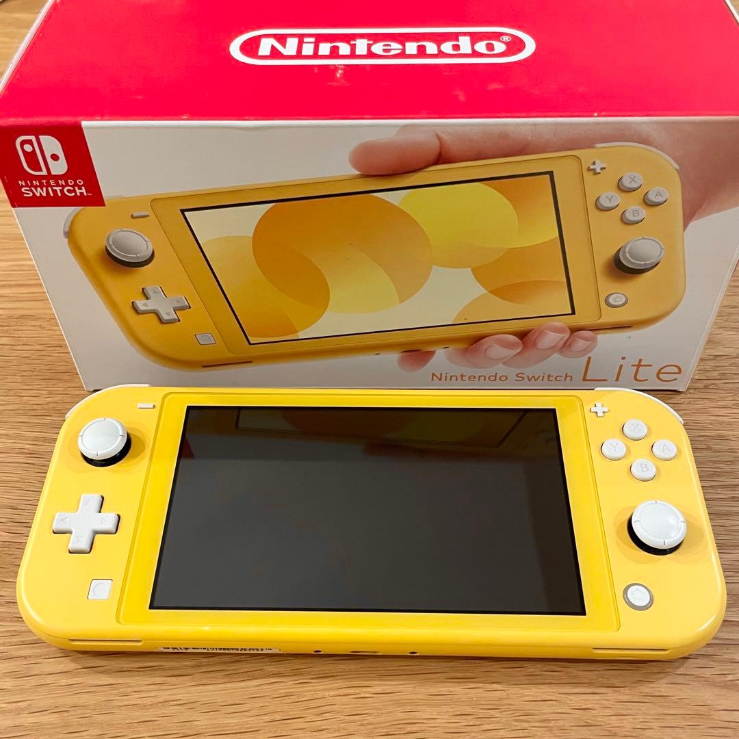 Nintendo Switch Lite イエロー 本体　箱　セット