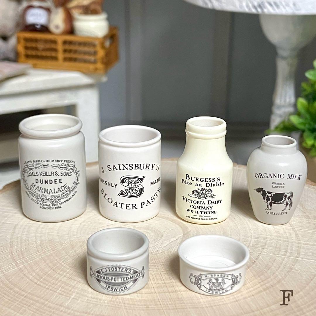 専用ページ　ご確認用　ミニチュアキッチン雑貨　キャニスター、ポット　西洋雑貨