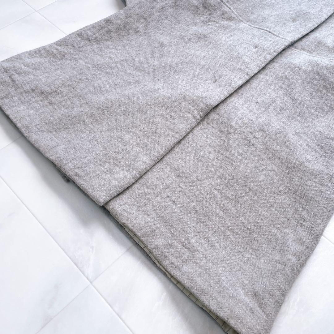 美品✨北欧暮らしの道具店 ノーカラー ロングコート ふんわり柔らかシルエット