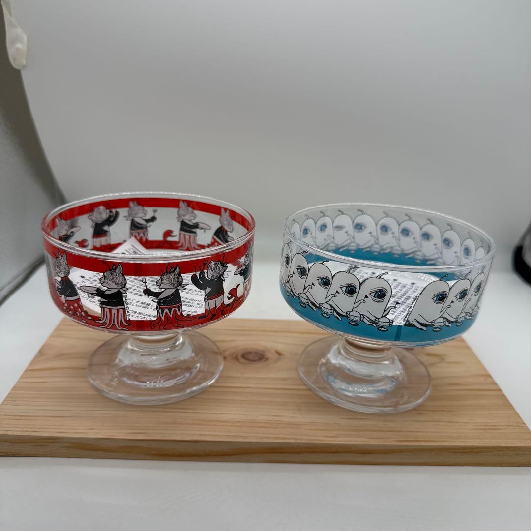 ヒグチユウコ　アイスクリームグラス　ひとつめちゃん　GUSTAVE セット