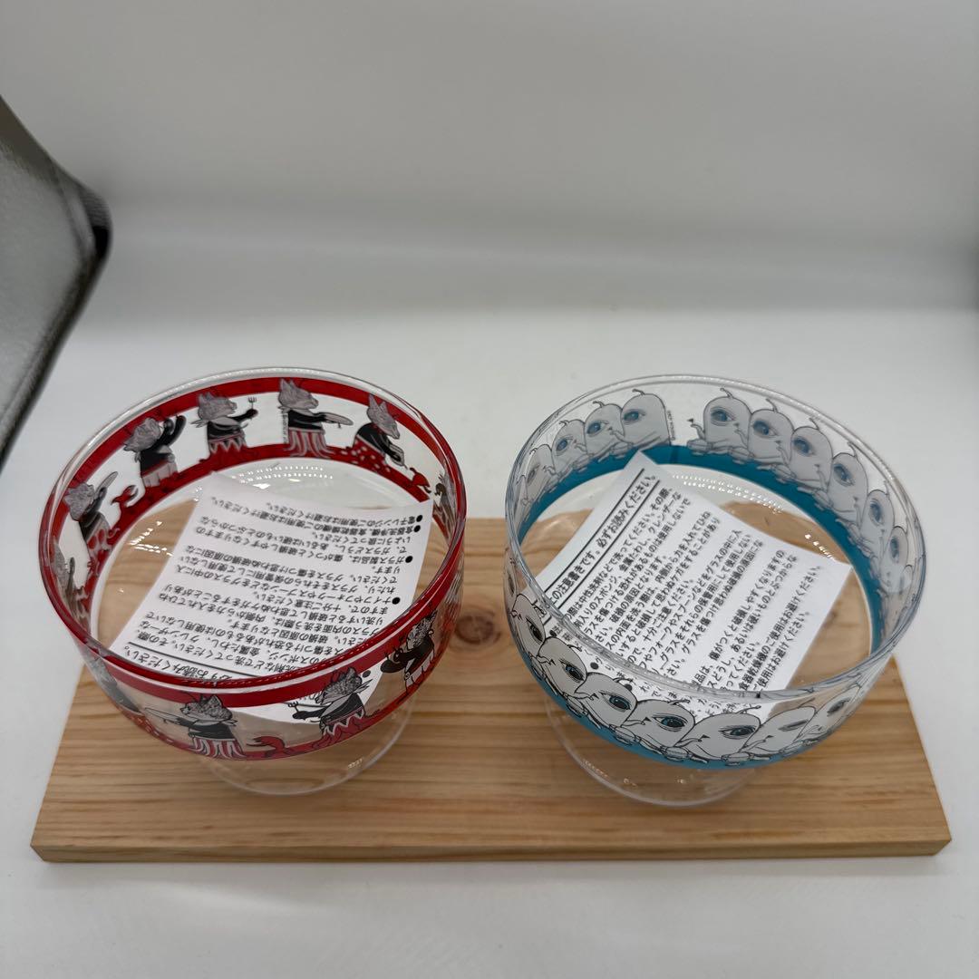 ヒグチユウコ　アイスクリームグラス　ひとつめちゃん　GUSTAVE セット