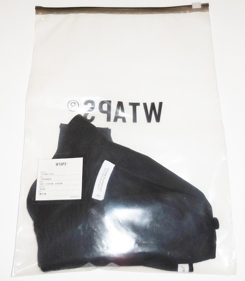 【M】WTAPS FACEHUGGER HAT COTTON.RIPSTOP 黒