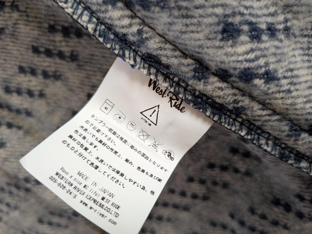 新品 ウエストライド カバーオール ワーク コート ジャケット 日本製 38 M