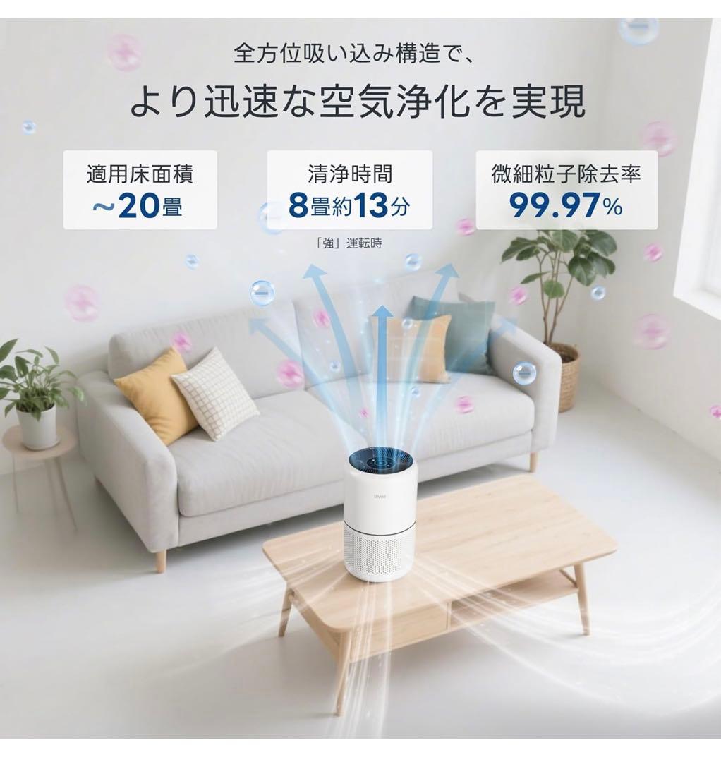 【Levoit】空気清浄機 進級プラズマ付きモデル Core300 Pro