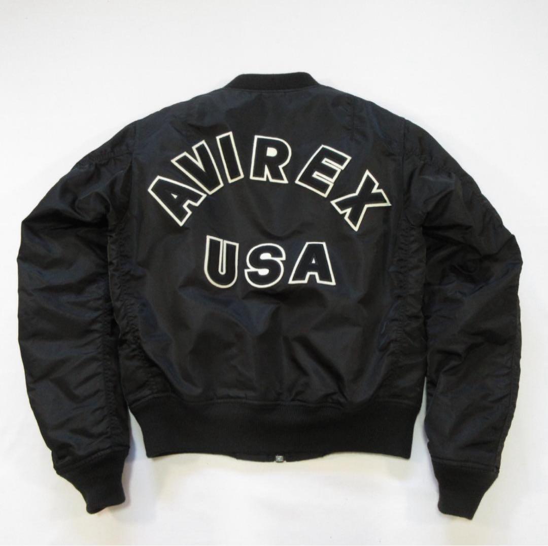 アーチロゴ　AVIREX　アヴィレックス　MA-1　フライトジャ