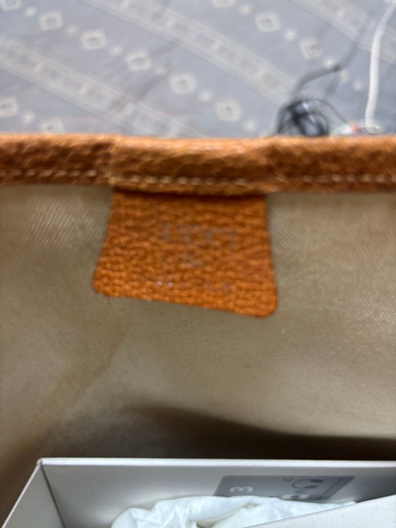 【希少】old GUCCIGGキャンバス シェリーライン トートバッグ