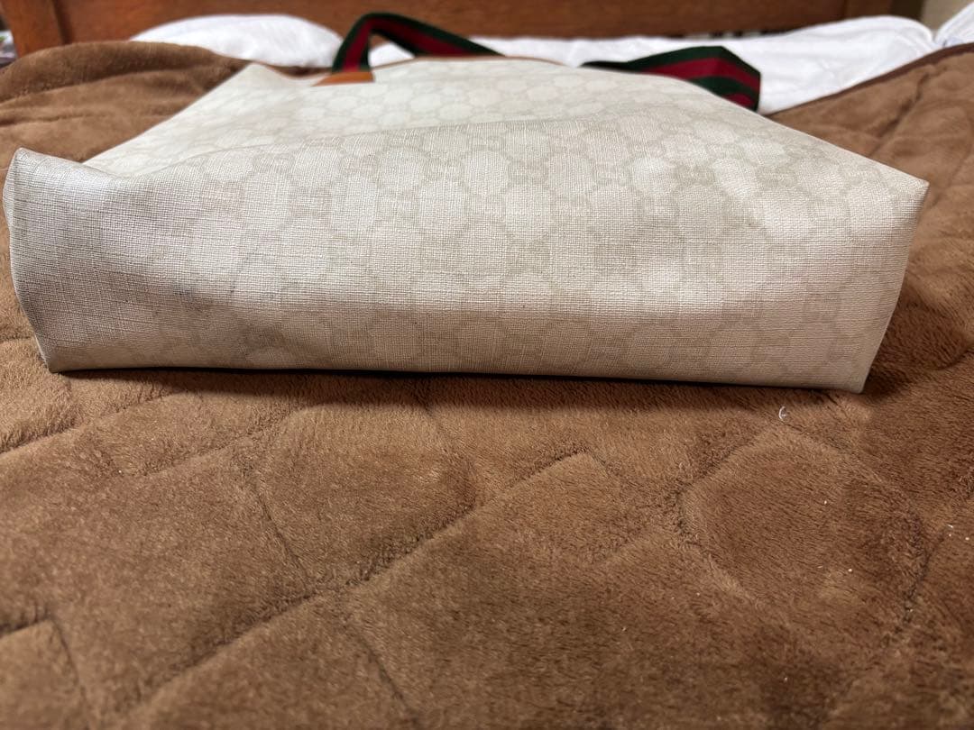【希少】old GUCCIGGキャンバス シェリーライン トートバッグ