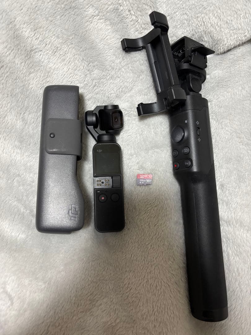DJI Pocket 自撮り棒・ケース・SDカード付き